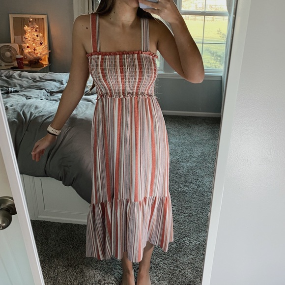 Knox Rose Dresses & Skirts - Striped Flowy Sundress Size Small